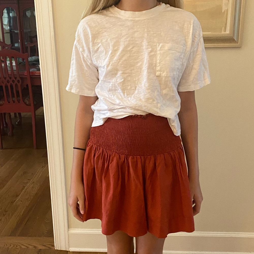 SHIEN Burgundy skirt